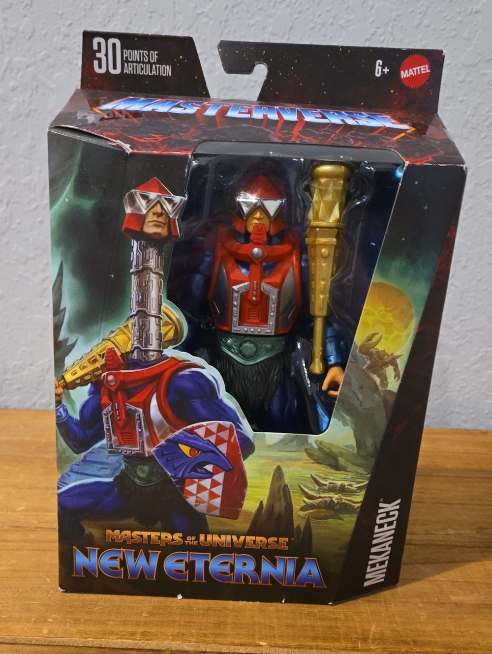 Mattel Masters of the Universe New Eternia Mekaneck Action Figure - Blue & Red